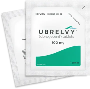 Ubrelvy (ubrogepant) 100mg single-dose sachets